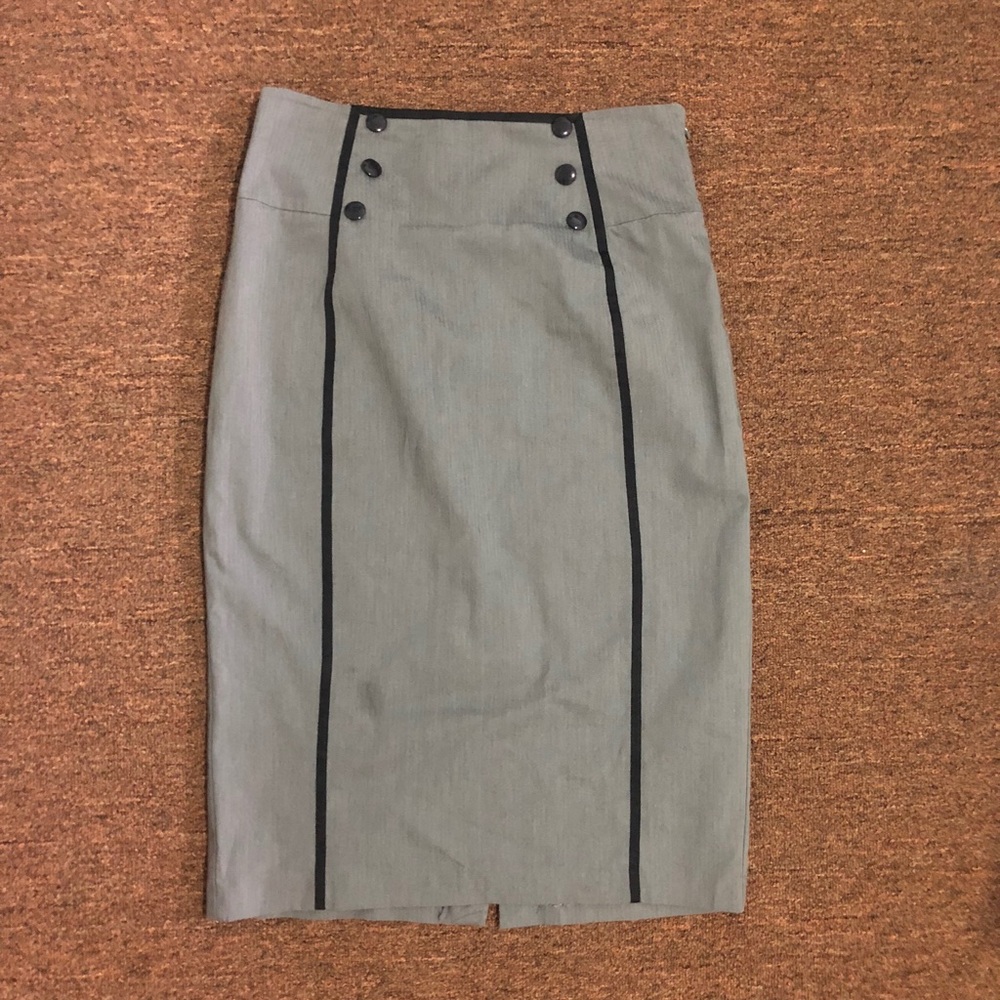 worthington grey pencil skirt